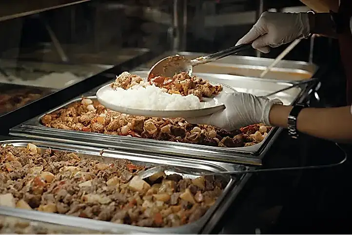 Benmaride doldurulan tabak görseli