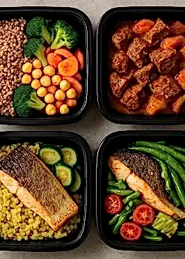 Porselen tabaklarda gastronomi küveti görseli